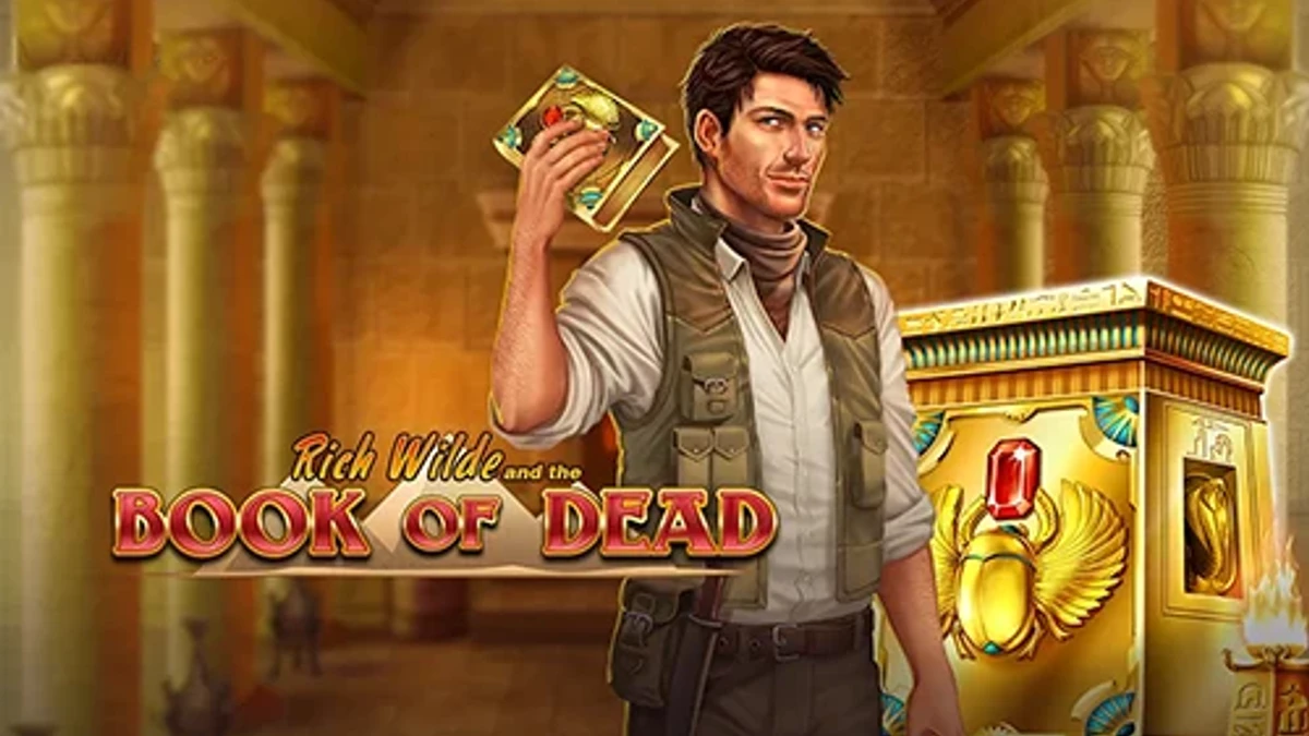 Ecrã do jogo Book of Dead, da Play'n GO