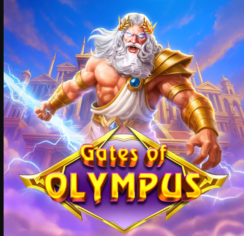 Ecrã do jogo Gates of Olympus, da Pragmatic Play