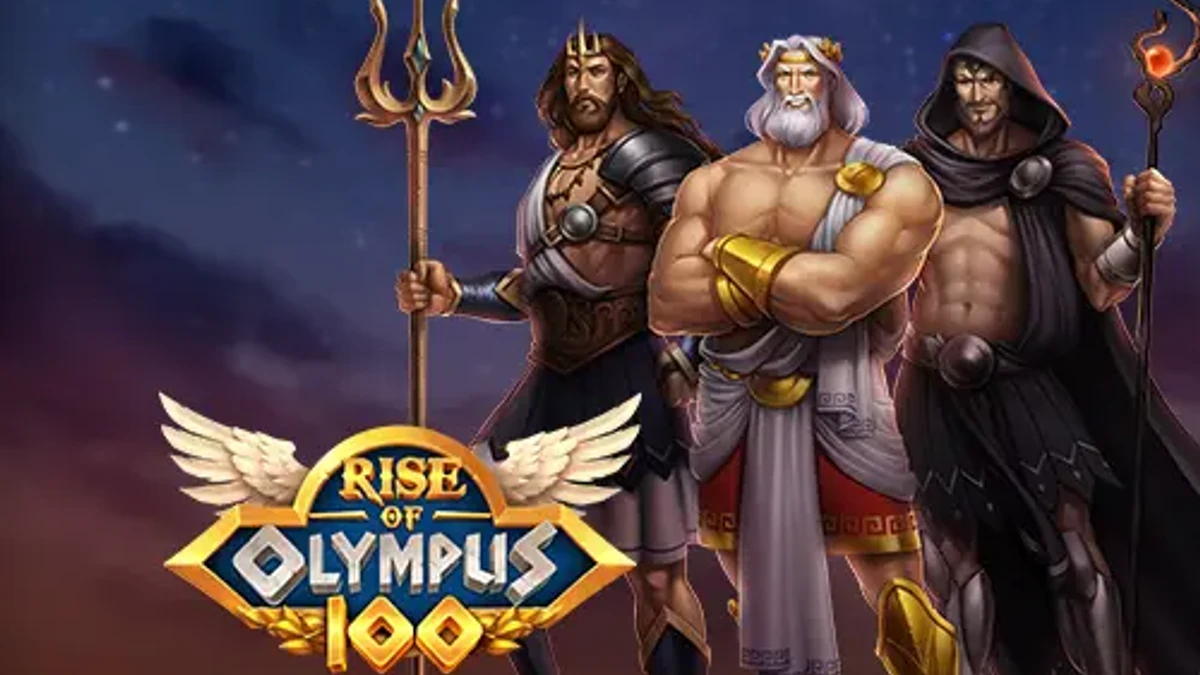 Ecrã do jogo Rise of Olympus 100, da Play'n GO
